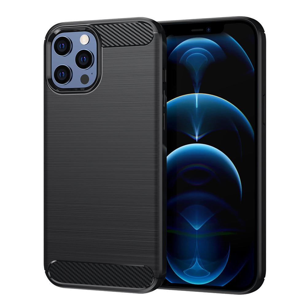Capa para Apple iPhone 12 Pro Max, Techsuit, Carbono, Preta
