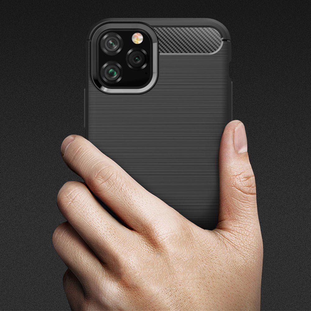 Capa para Apple iPhone 12 Pro Max, Techsuit, Carbono, Preta