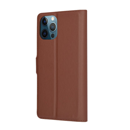 Capa para Apple iPhone 12 Pro Max, Techsuit, Leather Folio, Castanha