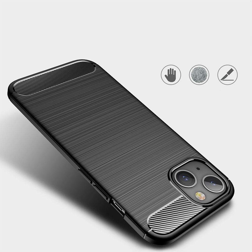 Capa para Apple iPhone 13 mini, Techsuit, Carbono, Preta