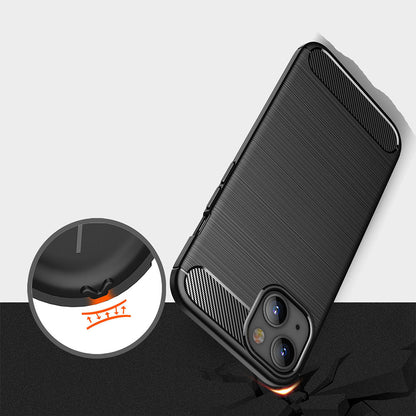 Capa para Apple iPhone 13 mini, Techsuit, Carbono, Preta