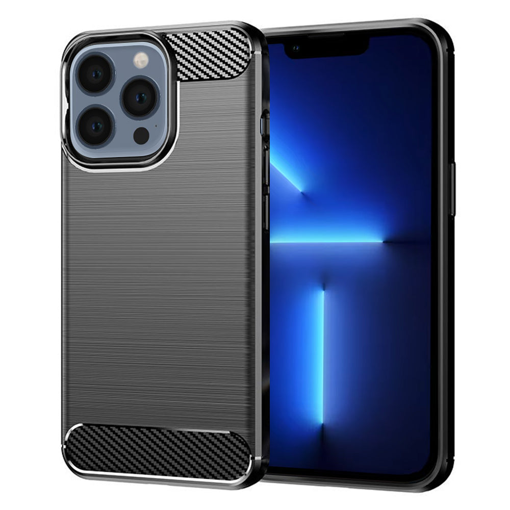 Capa para Apple iPhone 13 Pro Max, Techsuit, Carbono, Preta