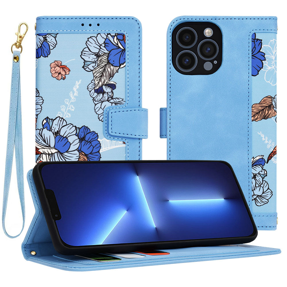 Capa para Apple iPhone 13 Pro Max, Techsuit, FlipCraft, Azul