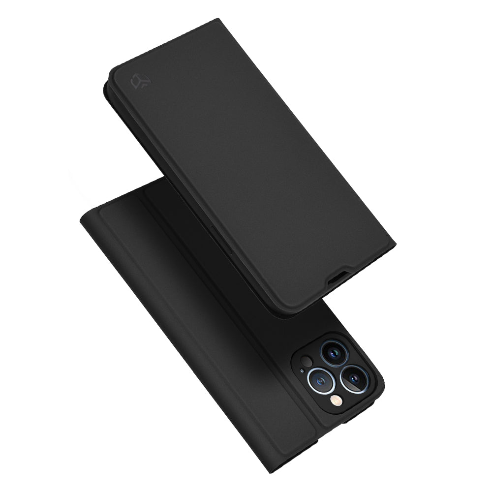 Capa para Apple iPhone 13 Pro Max, Techsuit, Magskin Book, Preta