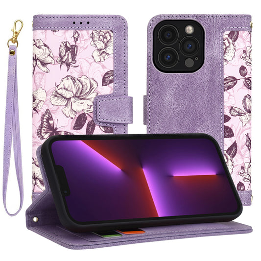 Capa para Apple iPhone 13 Pro, Techsuit, FlipCraft, Roxo