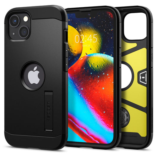 Capa para Apple iPhone 13, Spigen, Tough Armor, Preta