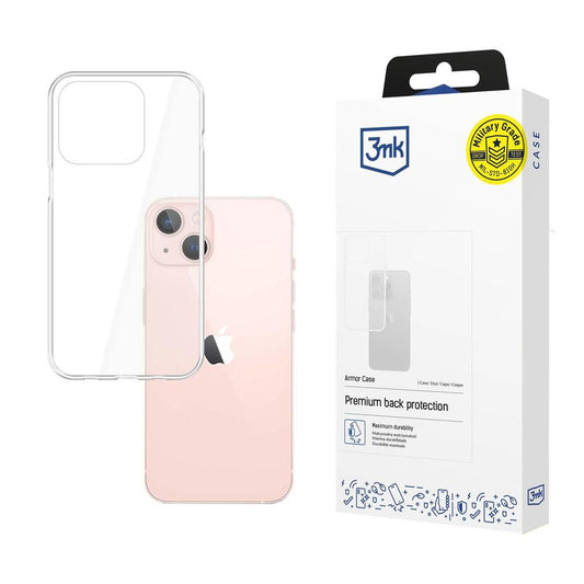 Capa para Apple iPhone 14, 3MK, Armor, Transparente
