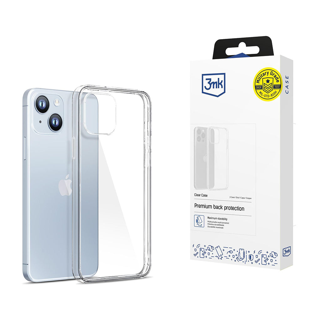 Capa para Apple iPhone 14, 3MK, Transparente