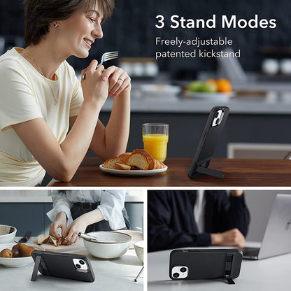 Capa para Apple iPhone 14 Plus, ESR, Air Shield Boost Kickstand, Preta