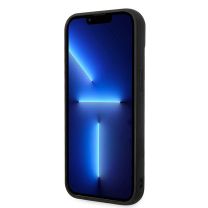 Capa para Apple iPhone 14 Plus, Karl Lagerfeld, Monograma 3D, Preta.