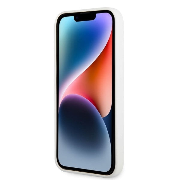 Capa para Apple iPhone 14 Plus, Karl Lagerfeld, Silicone Choupette, Branca