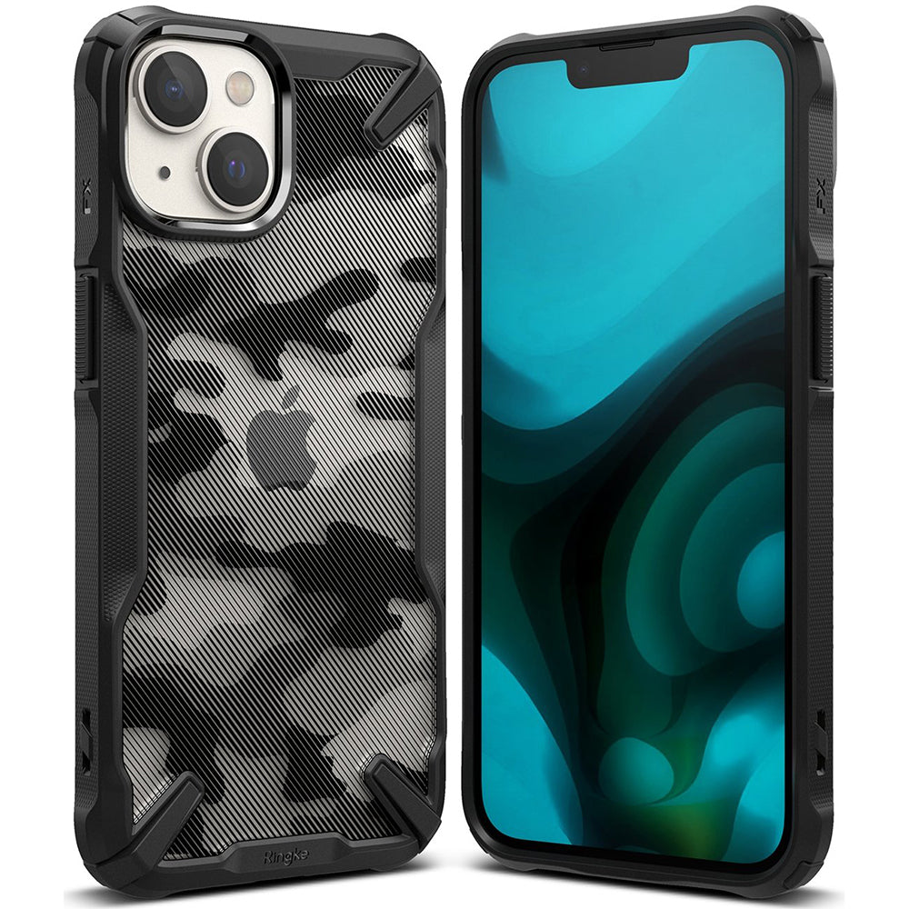 Capa para Apple iPhone 14 Plus, Ringke, Design Fusion X, Camuflagem