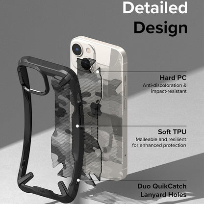 Capa para Apple iPhone 14 Plus, Ringke, Design Fusion X, Camuflagem