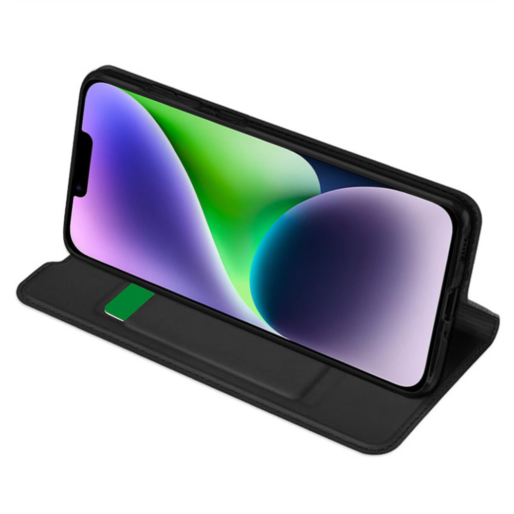 Capa para Apple iPhone 14 Plus, Techsuit, Magskin Book, Preta