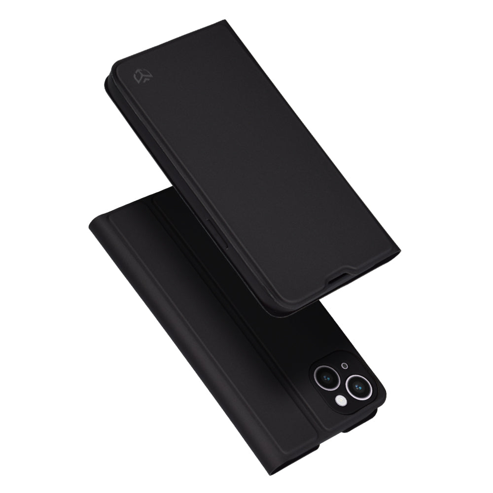 Capa para Apple iPhone 14 Plus, Techsuit, Magskin Book, Preta