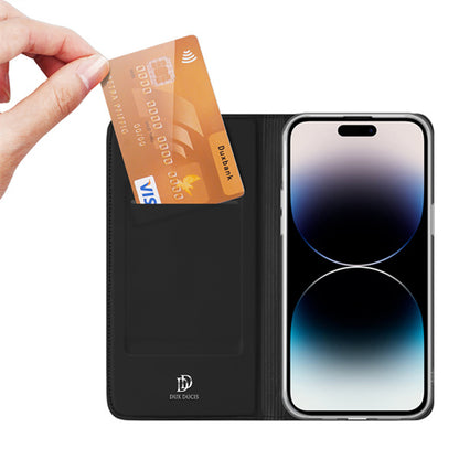 Capa para Apple iPhone 14 Pro, DUX DUCIS, Skin Pro, Preta