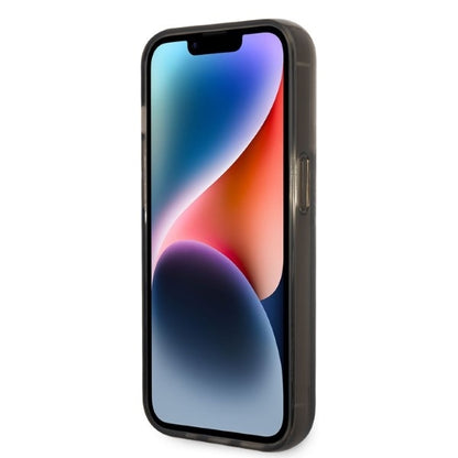 Capa para Apple iPhone 14 Pro, Karl Lagerfeld, Liquid Glitter RSG, Preta