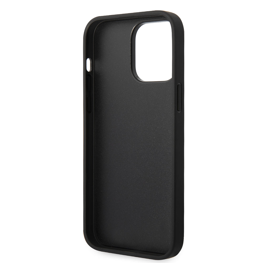 Capa para Apple iPhone 14 Pro Max, Karl Lagerfeld, Glitter Flakes Ikonik Karl, Prateada.