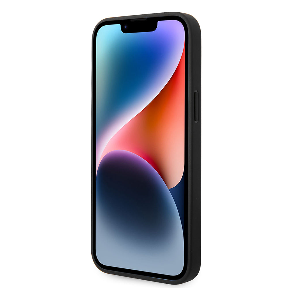 Capa para Apple iPhone 14 Pro Max, Karl Lagerfeld, Glitter Flakes Ikonik Karl, Prateada.