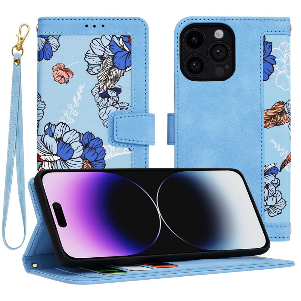 Capa para Apple iPhone 14 Pro Max, Techsuit, FlipCraft, Azul