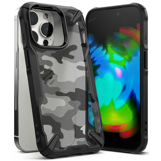 Capa para Apple iPhone 14 Pro, Ringke, Fusion X Design, Camuflagem