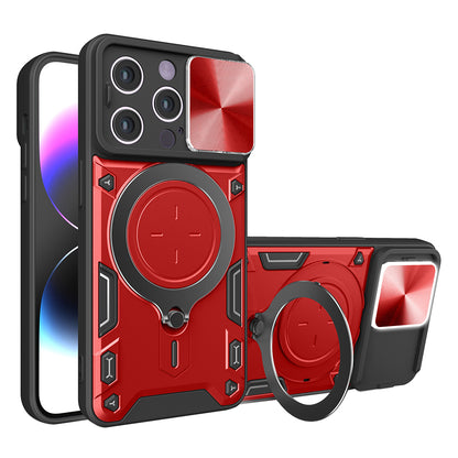 Capa para Apple iPhone 14 Pro, Techsuit, CamGuard Pro, Vermelha
