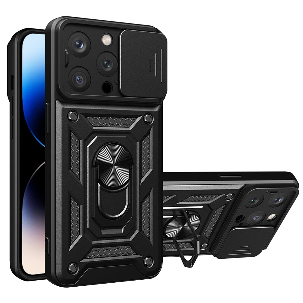 Capa para Apple iPhone 14 Pro, Techsuit, CamShield, Preta