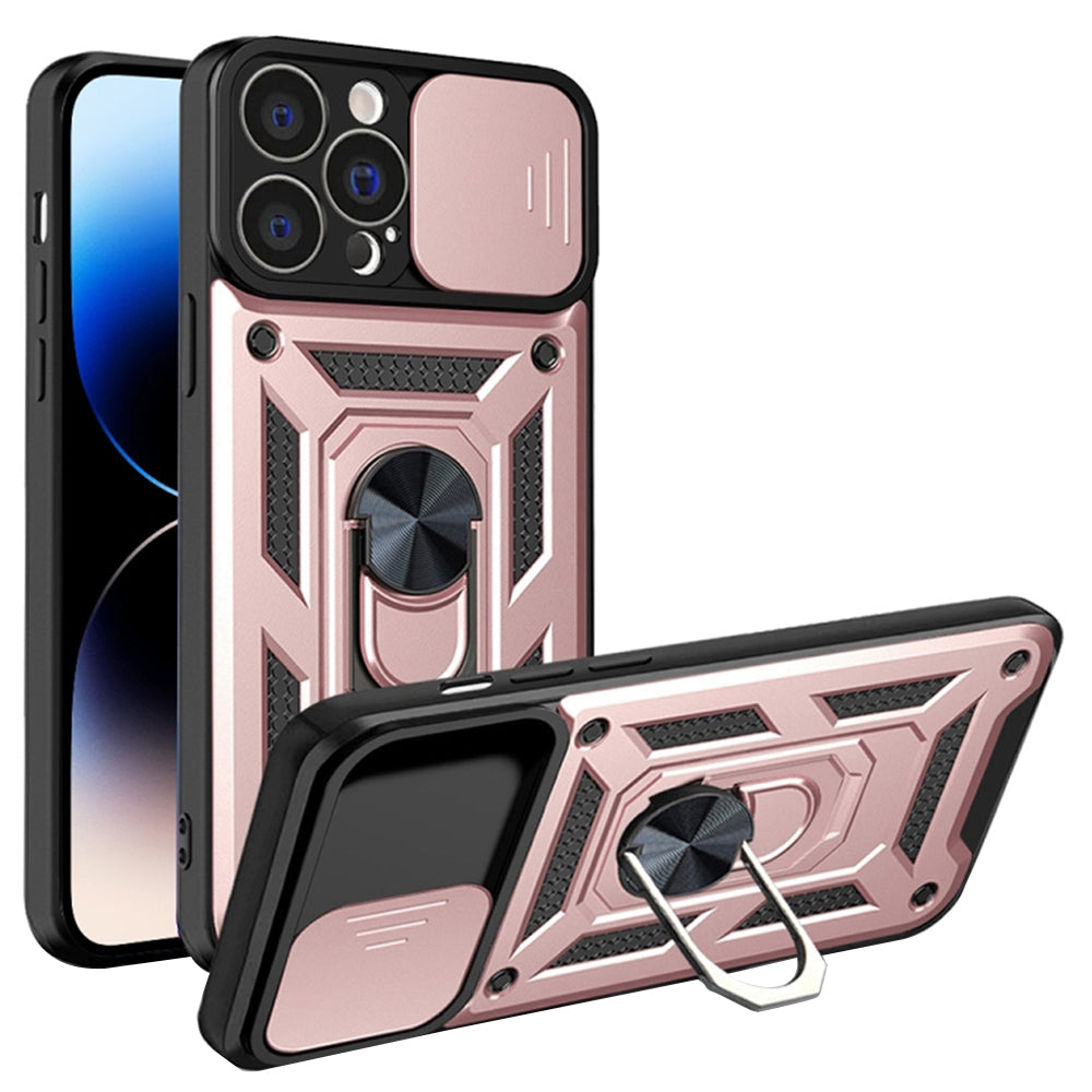 Capa para Apple iPhone 14 Pro, Techsuit, CamShield, Rosa