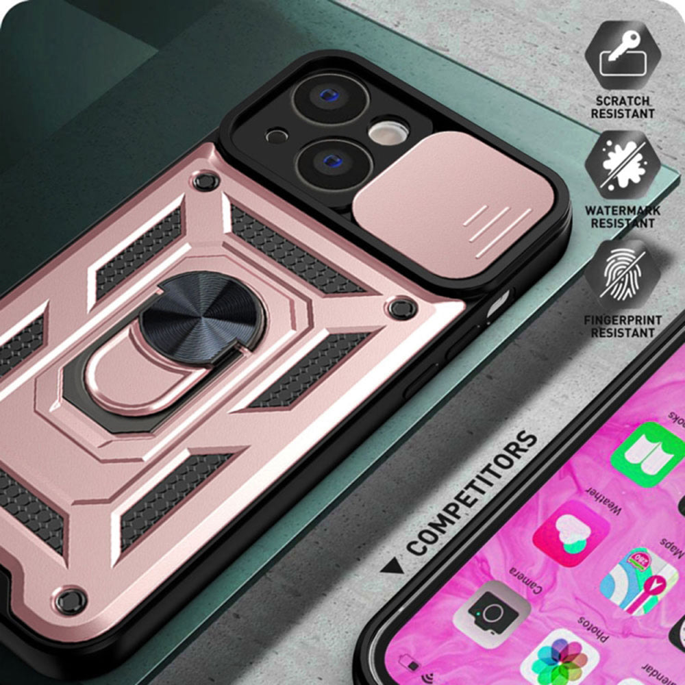 Capa para Apple iPhone 14 Pro, Techsuit, CamShield, Rosa
