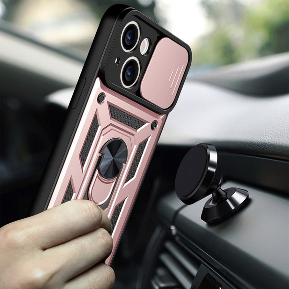 Capa para Apple iPhone 14 Pro, Techsuit, CamShield, Rosa