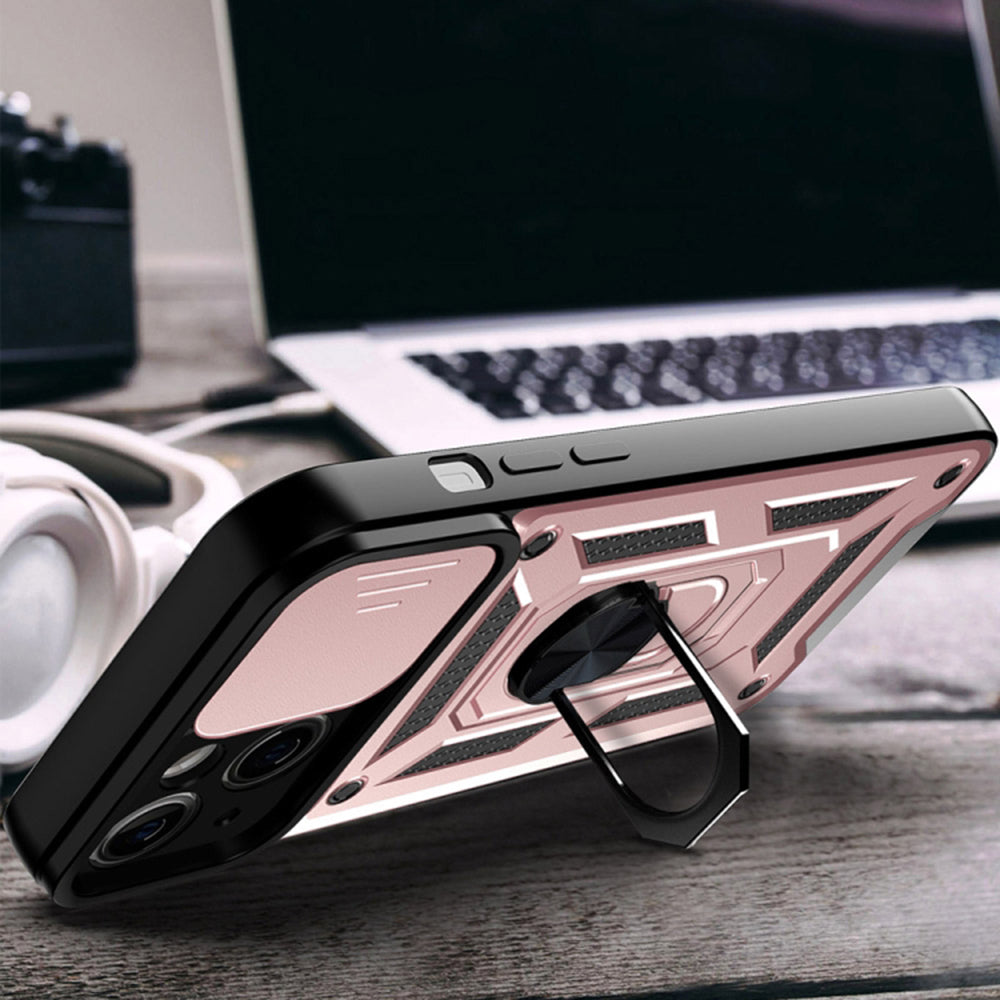 Capa para Apple iPhone 14 Pro, Techsuit, CamShield, Rosa