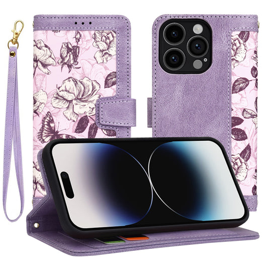 Capa para Apple iPhone 14 Pro, Techsuit, FlipCraft, Roxa