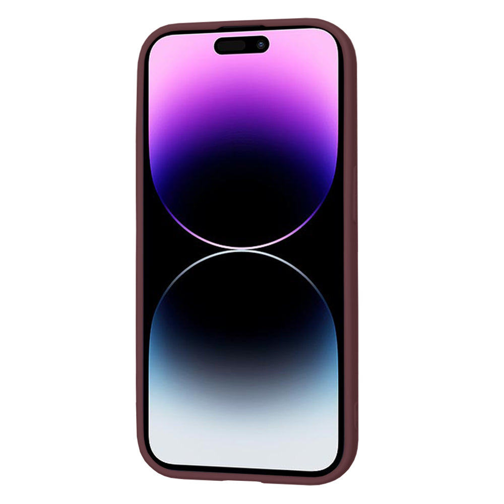 Capa para Apple iPhone 14 Pro, Techsuit, SoftFlex, Cor de cereja