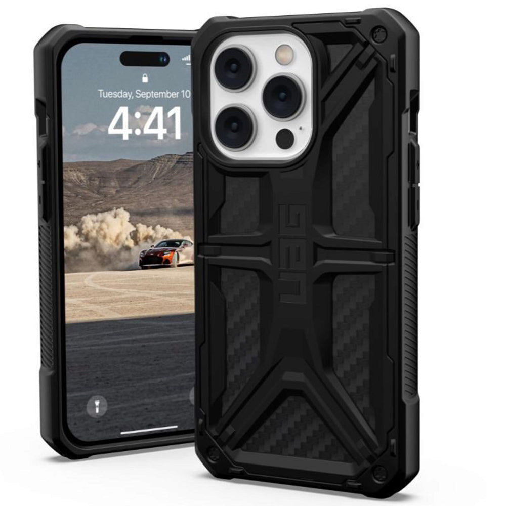 Capa para Apple iPhone 14 Pro, Urban Armor Gear, Monarch Carbon, Preta