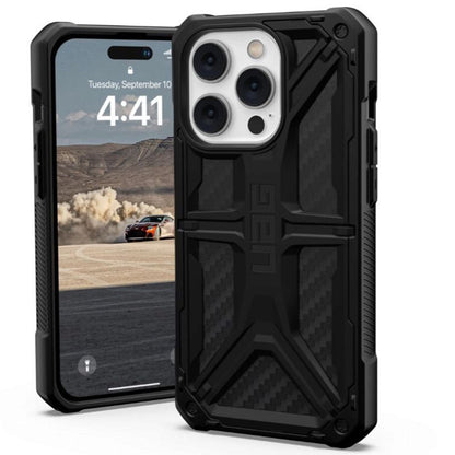Capa para Apple iPhone 14 Pro, Urban Armor Gear, Monarch Carbon, Preta