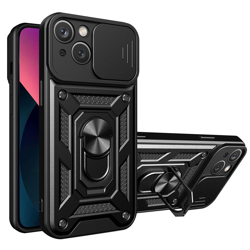Capa para Apple iPhone 14, Techsuit, CamShield, Preta