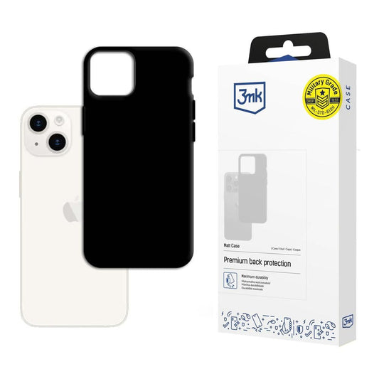 Capa para Apple iPhone 15, 3MK, Preta Mate