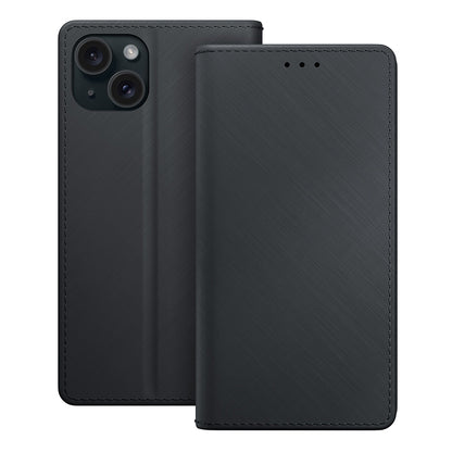 Capa para Apple iPhone 15, 3MK, Carteira, Preta