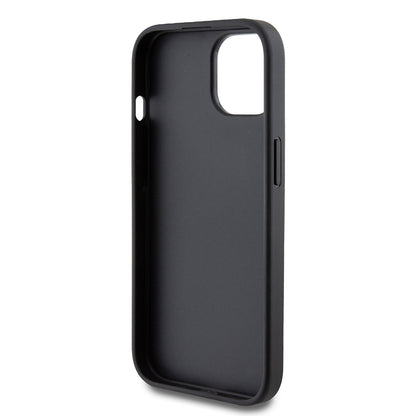 Capa para Apple iPhone 15, Guess, 4G Metal Gold Logo, Cinza