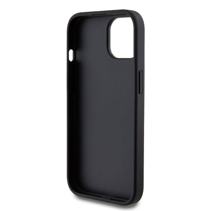 Capa para Apple iPhone 15, Guess, Glitter Big 4G Script, Preta