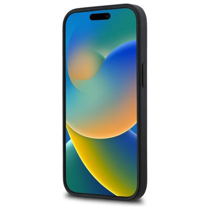 Capa para Apple iPhone 15, Karl Lagerfeld, Assinatura de Borracha 3D, Preta