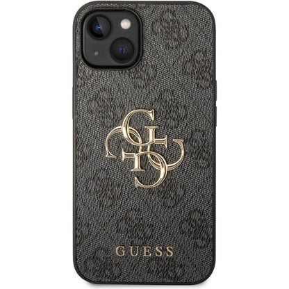 Capa para Apple iPhone 15 Plus, Guess, 4G Big Logo, Cinza