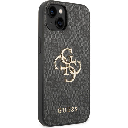 Capa para Apple iPhone 15 Plus, Guess, 4G Big Logo, Cinza