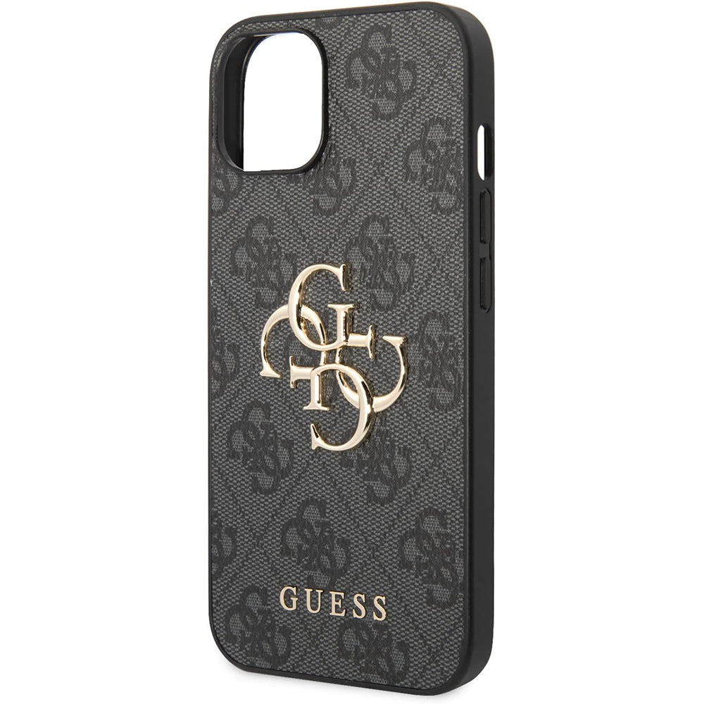Capa para Apple iPhone 15 Plus, Guess, 4G Big Logo, Cinza