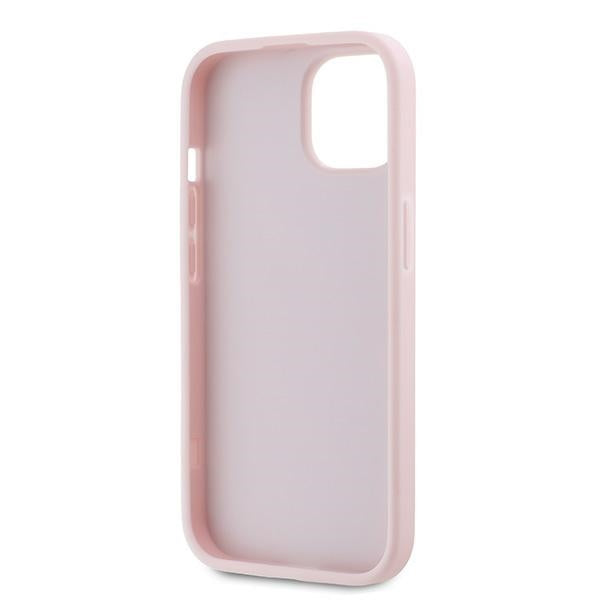 Capa para Apple iPhone 15 Plus, Karl Lagerfeld, Diagonal Quilted Script, Rosa