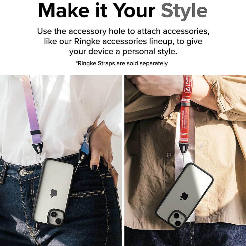 Capa para Apple iPhone 15 Plus, Ringke, Fusion Bold, Preta