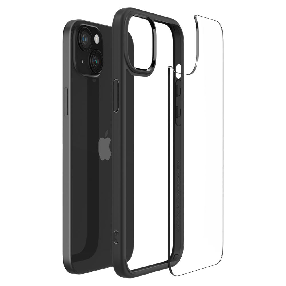 Case for Apple iPhone 15 Plus, Spigen, Ultra Hybrid, Matte Black