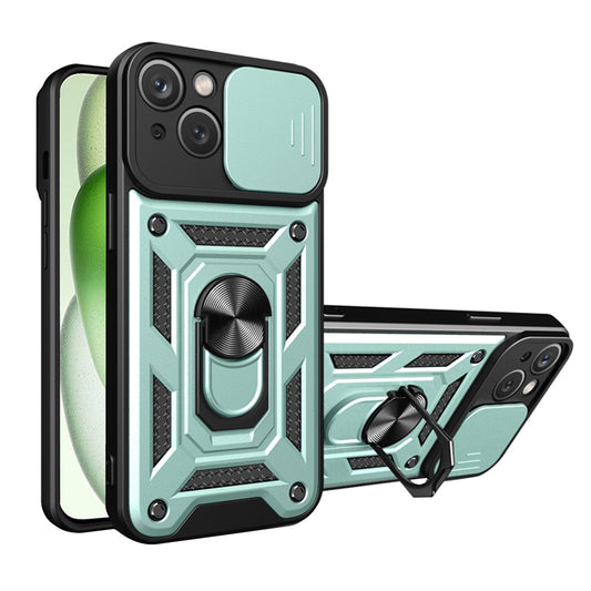Capa para Apple iPhone 15 Plus, Techsuit, CamShield, Verde