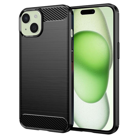 Capa para Apple iPhone 15 Plus, Techsuit, Carbono, Preta