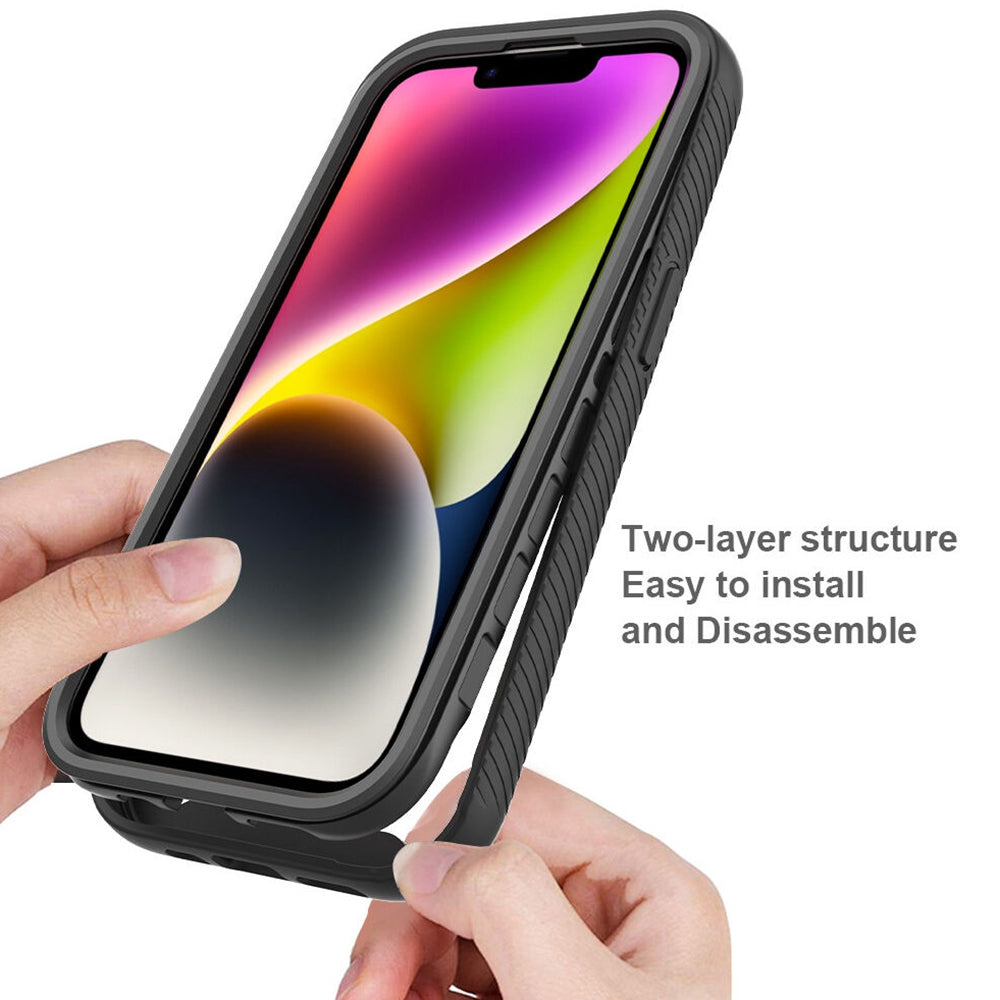 Capa para Apple iPhone 15 Plus, Techsuit, Defense360 Pro, Preta
